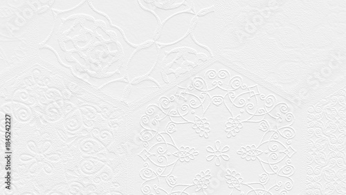 Фотография embossed image of flowers