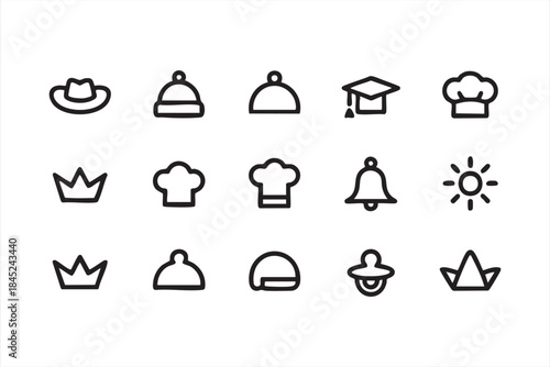 Clean Symbol Icons for Web Interface and Product Design