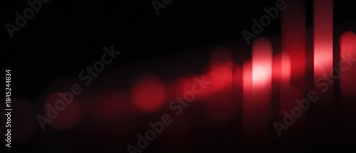 black background with minimal red glow, powerful year end business message