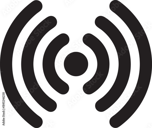 signal, logo, Radio frequency identification, Signal, Computer Icons, Sensor, Vehicle tracking system, radio, electronics, monochrome, png, sticker png,