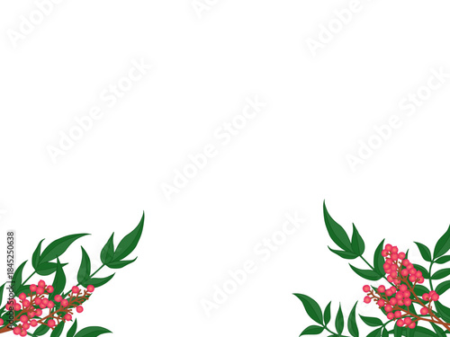 南天のフレーム③下部