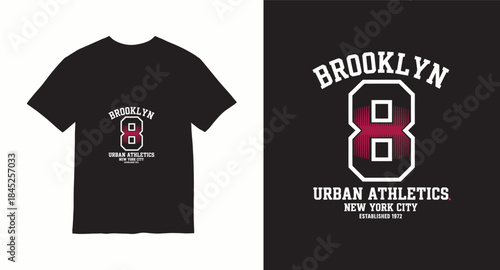 Varsity style vector t-shirt design