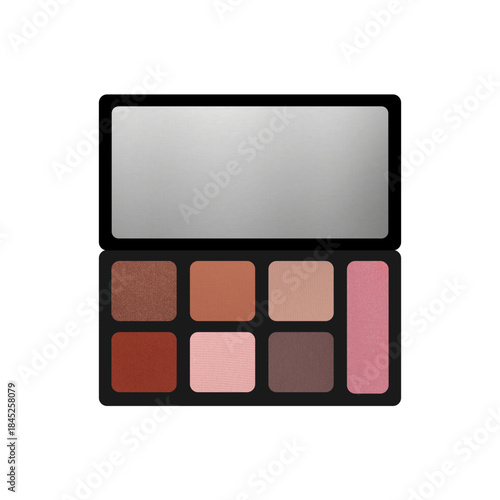 make up palette vector illustration
