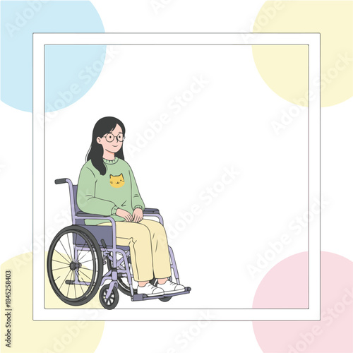 disabled woman in wheelchair