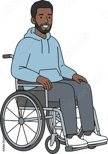 disabled man in wheelchair