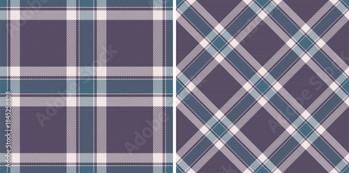 Textile texture background of pattern fabric plaid with a tartan check seamless vector. Set in gradient colors. Modern duvet covers for the bedroom.