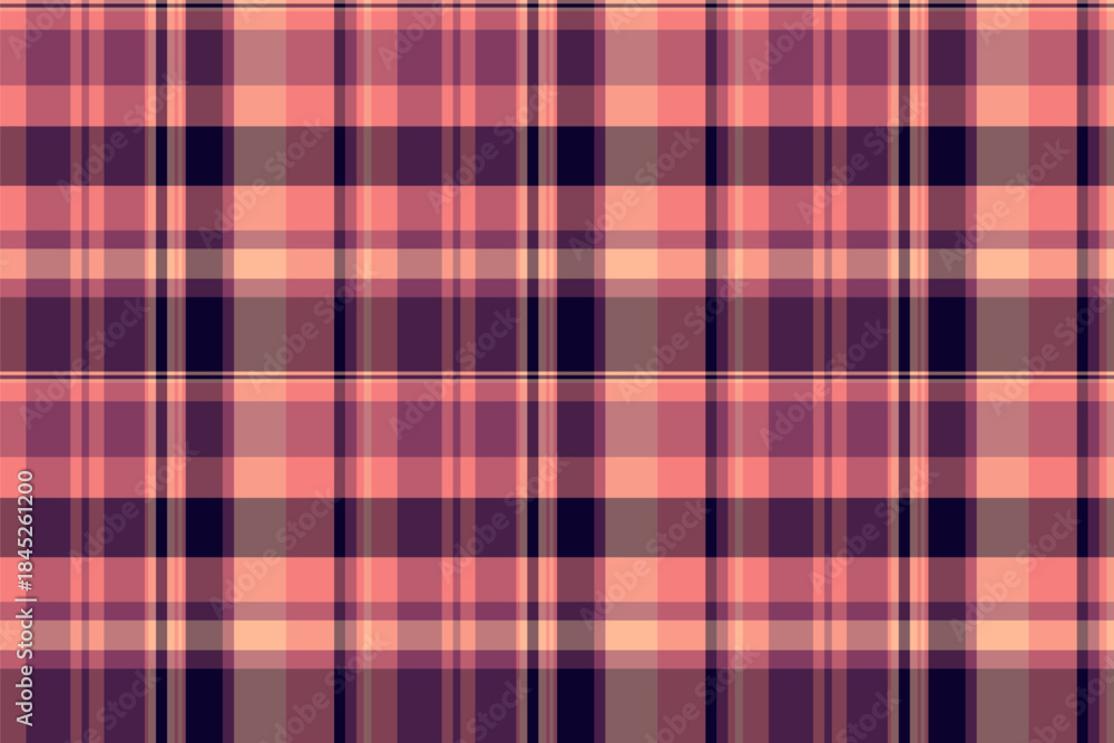 Obraz premium Elegant checkered pattern in soft muted tones, creating a cozy and versatile background. Perfect for textiles, designs, or adding a touch of vintage charm.