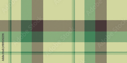 Colorful tartan check background, subtle seamless pattern plaid. Livingroom vector textile fabric texture in light and green colors.