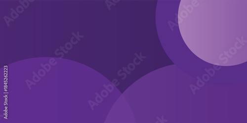 Purple circle overlap modern abstract background for template design, banner, poster, wallpaper. vector illustration. eps 10
