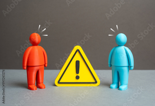 Φωτογραφία Conflict and disagreement between two parties