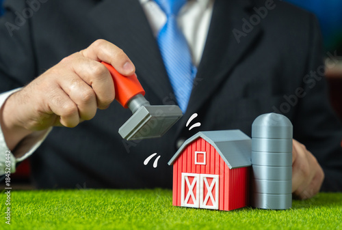 Принти на полотні Municipal regulation of farms
