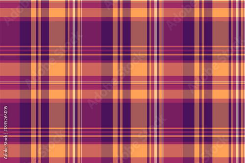 Improvement background texture pattern, invite tartan textile check. Printout vector plaid fabric seamless in red and pink colors.