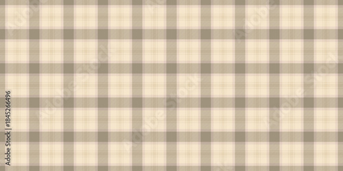 Picnic blanket check background seamless, t-shirt plaid fabric vector. Nostalgia pattern textile tartan texture in light and pastel colors.