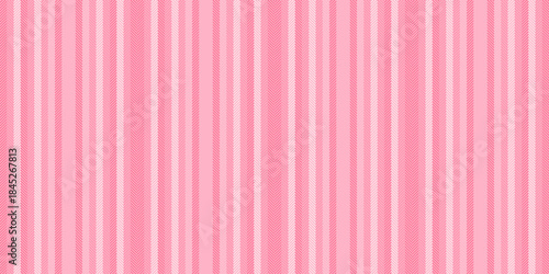 Blanket vector stripe background, elegant lines fabric vertical. Mug pattern seamless texture textile in light pink and red colors.