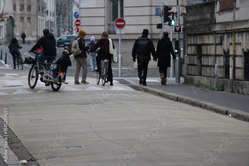 people on the street