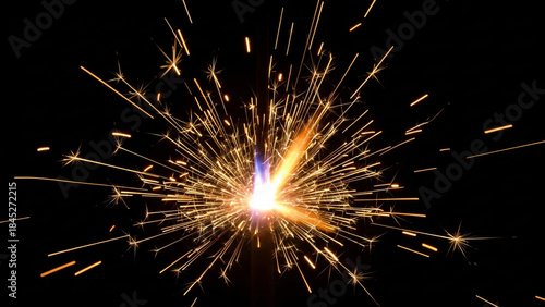 Wallpaper Mural a sparkle is lit in the dark sky Torontodigital.ca