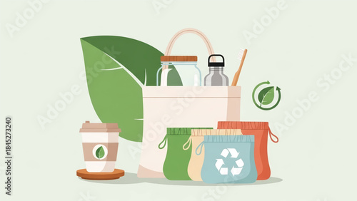 Reusable bags and eco friendly products.
