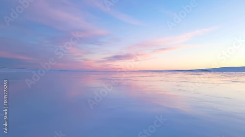 Wallpaper Mural Serene Ocean Sunset - A Calming Visual Experience. Torontodigital.ca