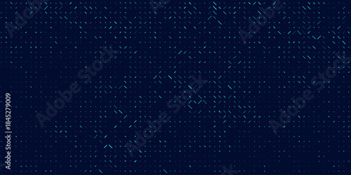 Futuristic pattern of blue hexagons for Business or Science background. Abstract hi-tech honeycomb mosaic. Medical research presentation. Vector Illustration backdrop. EPS 10