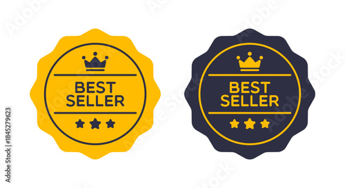 Vector Best Seller Badge Label