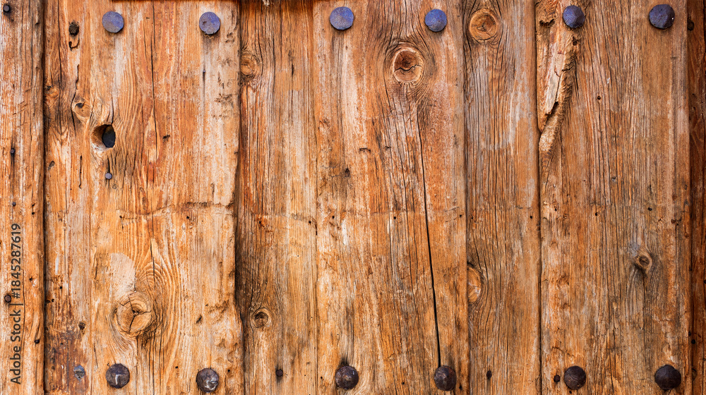 Obraz premium Weathered Wood Textured Abstract Background Design
