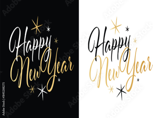 Happy new year design