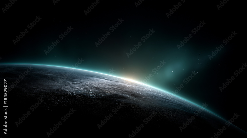 Fototapeta premium Abstract speed light trails rushing through dark space, futuristic motion background, fast data flow, acceleration, digital energy, technology lines and dynamic movement concept with copy space