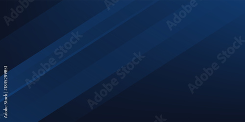 Blue black abstract background geometry shine and layer element vector for presentation design. Suit for business, corporate, institution, party,