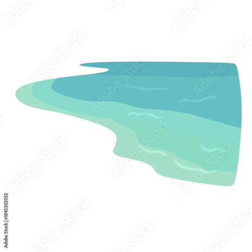 blue water landscape