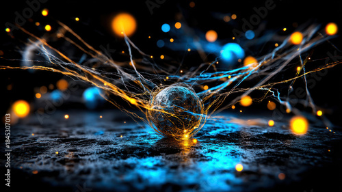 Microscopic bubble-like structures