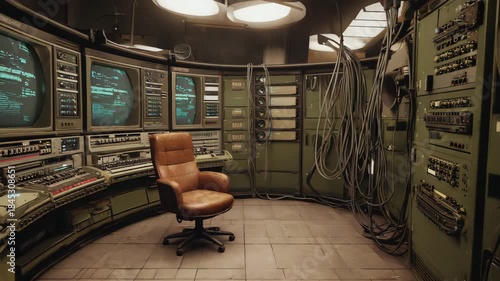 Wallpaper Mural Interior design of an old Polish house: nobody in the comfortable, wood-furnished living room with a chair, table, and window Torontodigital.ca