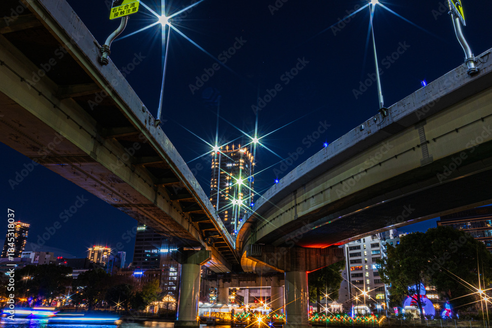 Obraz premium 都市夜景