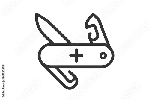 Versatile folding pocket knife or multi-tool used for survival and utility