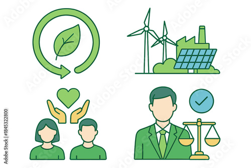 Corporate social responsibility and environmental governance concepts: sustainability, ethics, and justice