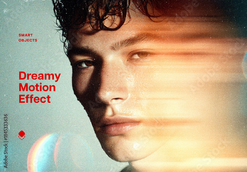 Dreamy Motion Photo Effect Mockup