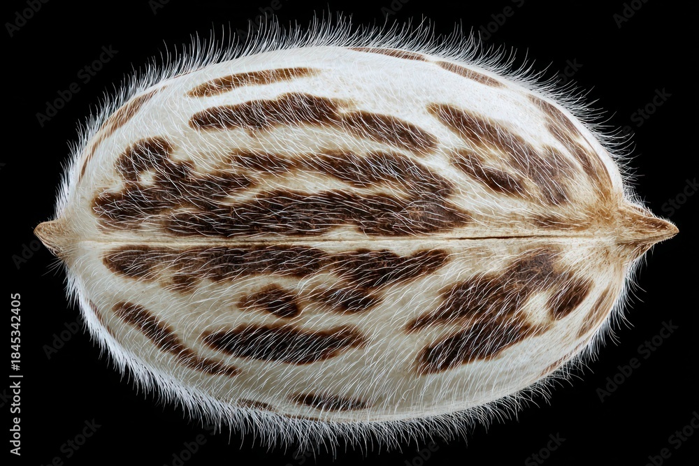 Obraz premium Closeup of Small Oval White Seed Texture