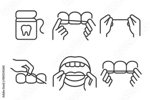 Steps for proper dental floss usage in oral hygiene routine