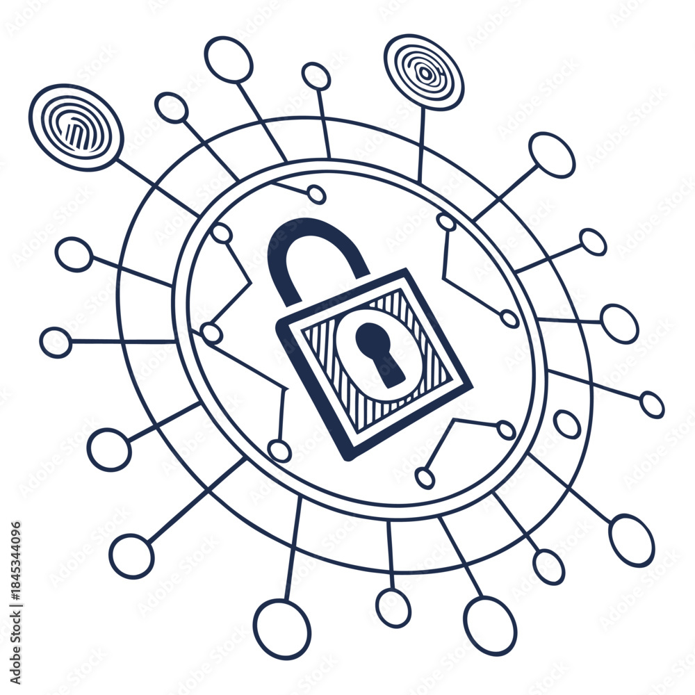 Fototapeta premium Vector file label indicating a scalable graphic format for digital design and illustration