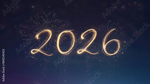 happy new tear background.