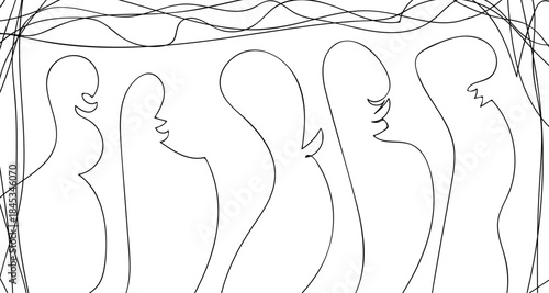 vector abstract sketch illustration