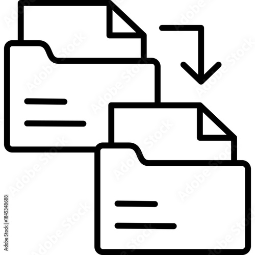 Folder Organization Icon