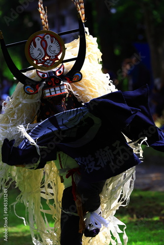 岩手県　民俗芸能公演　獅子踊り