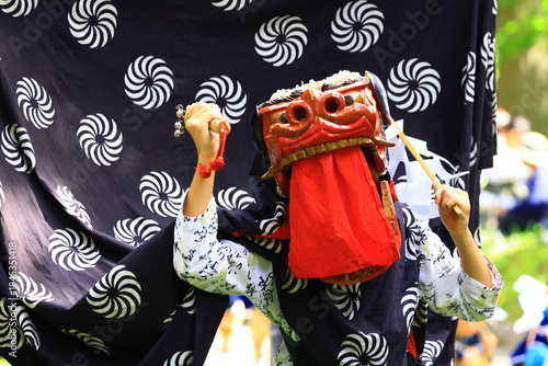 岩手県　民俗芸能公演　獅子踊り