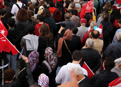Photos from a rally in Konya, Turkey