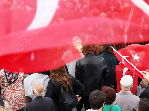 Photos from a rally in Konya, Turkey