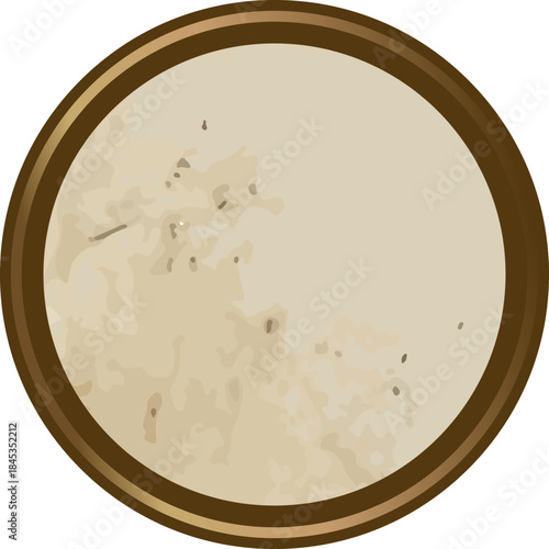 Tortilla Round Top View