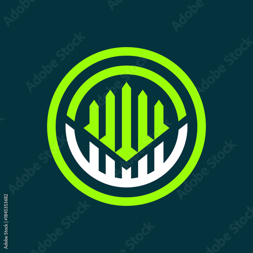 A unique soccer logo with bamboo, highlighting natural strength, growth, and competitive energy.
