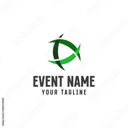 A powerful soccer event emblem showcasing the strength and intensity of elite athletes.