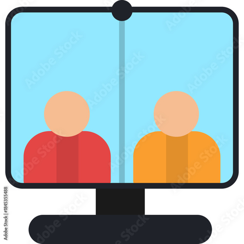 Online Meeting Call Icon