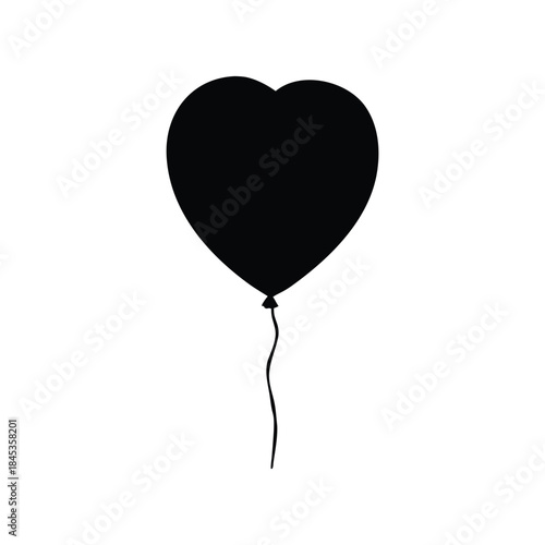 Heart Balloon Vector Illustration